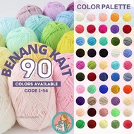 Ready Stock 1-54 Benang Kait Yarn Milk Cotton Wool 50g Milk Yarn 5ply Knit Yarn Benang Kait 毛线