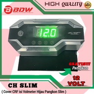 SPEEDOMETER DIGITAL CUSTOM 12 VOLT COVER BEAT STREET CRF VERZA KLX ISI VOLTMETER DAN INDIKATOR (SEIN