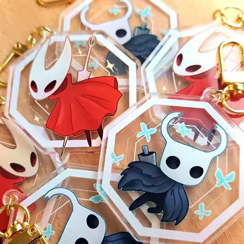 Little Hornet & Knight phone charm bag pendant Hollow knight Silksong