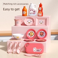 Children's play toy simulation kitchen toy set 3-6 years old girl birthday mini small kitchen