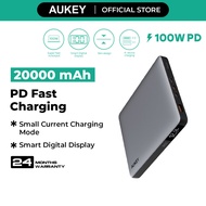 Aukey PB-Y44 SprintX Power Bank With PD 3.0 QC3.0 For Mobile Devices & USB C Laptop (100W/20000mAh)