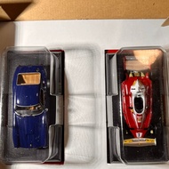 Ixo Ferrari Double Car Set Ferrari 250 GT SWB+Ferrari 312T2 One, Two Real Car History Background Fer