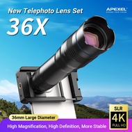 APEXEL HD 36X / 20-40X / 60X Phone Telephoto Lens Magnification With Universal Clip For All Smartpho