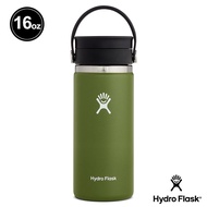 Hydro Flask 16oz旋轉咖啡蓋保溫鋼瓶/ 橄欖綠