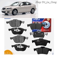 Mazda 3 2008-2013 The Front And Rear Mazda 3 Brake Pads 2009 2010 2012 Clogs With Clear Car Rear