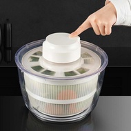 [Kesoto1] Electric Salad Dryer Kitchen Strainer Container Lettuce Washer and Dryer for Vegetable Prepping Cabbage Vegetables
