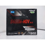 ASRock B450M-HDV Motherboard R4.0 (AM4, AMD, B450, DDR4, USB3.1, SATA3) Mainboard Motherboard