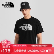 北面（The North Face） 北面短袖T恤男运动户外舒适透气春季上新|5JZS JK3/黑色 XL/180