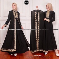 TURKEY ABAYA 1807 BLACK | TURKEY 1807 PREMIUM | CHEAP PREMIUM TURKEY ABAYA