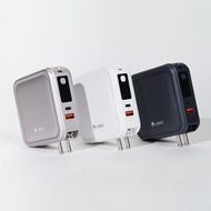 LaPO 全功能無線充電行動電源 WT-08TC_37Wh 微墨藍