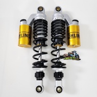 โช๊คหลัง OHLINS สำหรับ WAVE / DREAM ทุกรุ่น สูง 320มิล สปิงดำ โช๊คหลังโอลิน โช๊คแต่ง โช๊คโอลิน สำหรั
