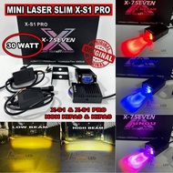 ORIGINAL MINI LASER SLIM X-7SEVEN XS-1 PRO PLUS HI LOO 30 WATT COOLING FANDEVIL SPOTLIGHT