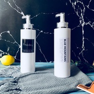 Ins Nordic Style 500ml Packing Bottle Acrylic Plastic Empty Bottle Shampoo Shower Gel Conditioner Bo