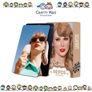 [TAYLOR SWIFT] 92pcs LOMO Photocards Stickers No Repeat Cartoon Double Sided Pack Tracking Card Set 