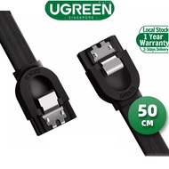 UGREEN 0.5 Meter SATA Cable 3.0 to Hard Disk Drive SSD HDD Sata 3 Straight Right-angle Cable