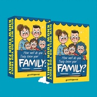 How well do you truly know your family家庭游戏卡
