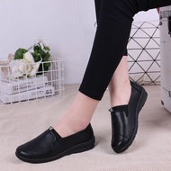 Runtop   Kasut Jururawat Putih Nurse Slip  Flat Shoes Nurse Black Shoes