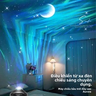 Aurora Borealis sky projector lamp, shimmering starlight, app-controlled bedroom, room atmosphere la