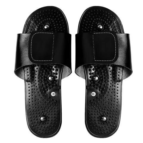 Acupoint Massage Slippers Foot Acupuncture TENS Therapy Massager Pain Relief Massage Relax Unisex Fe