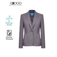 G2000 เสื้อสูทสำหรับผู้หญิง ทรง Slim Fit รุ่น 4621118366 GREY