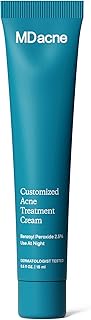 MDacne - Acne Treatment- Benzoyl Peroxide Cream 2.5% - Unclogs Pores, Reduces Blemishes & Enhanced w