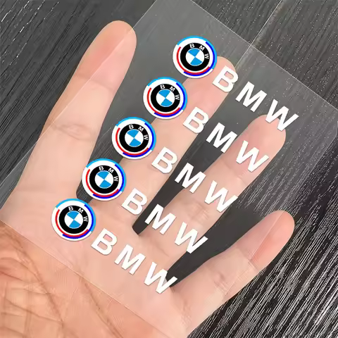 Fashion BMW 50th Car Emblem Decorative Stickers Decorative For BMW 50th E90 F20 F30 F40 X7 X4 X5 X6 