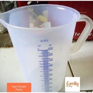 2 Liter Measuring Cup / 2000 ml Green Leaf Thick Measuring Cup