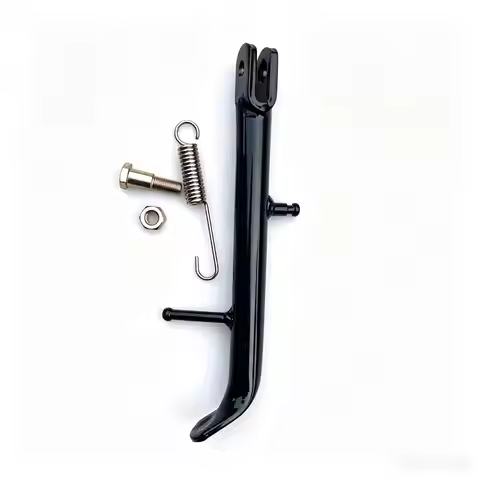 Motorcycle Kickstand Side Lining Stands Kick Foot Bracket Set With Spring For Suzuki EN125 GN125 GS1