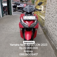 Yamaha New Aerox CON 2023 motor bekas berkualitas jogyamotor