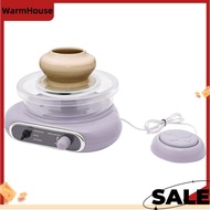 Pottery Machine Pottery Wheel Machine Kit Adjustable Speed Pottery Machine US Plug