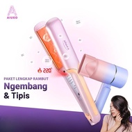 [Saving Bundle] Aiueo 459 Hair Straightener And Curly Hair Straightener - FREE Alice Hair Dryer