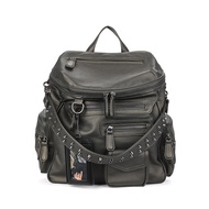 JANDRESS | กระเป๋า Y2K ริเว็ตมอโต้สีเขียวหลายช่อง