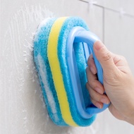 Sikat Kamar Keramik Mandi Kaca Dengan Handle Sikat Dapur Pembersih Porselen WC Sponge Brush Keramik 