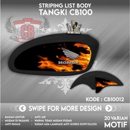 CB 100 Striping CB Tank Sticker C100 Sticker | CB100 | CB10012