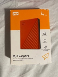 WD My Passport 4TB Portable HDD 外置硬碟 (紅色)