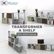 Lovehouse Transformer Bookshelf Organisers and Space Savers DIY Bookshelf