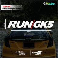 STIKER HONDA JAZZ RUN GK5