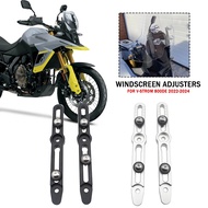 Motorcycle VStrom 800DE Windscreen Adjusters CNC Windshield Bracket For Suzuki V-Strom 800DE DL800 D