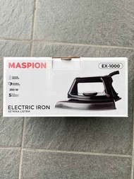 SETRIKA MASPION EX-1000 HA-110 DRY IRON MASPION SETRIKA LISTRIK EX-1000 HA110 EX 1000 HA 110 EX1000 