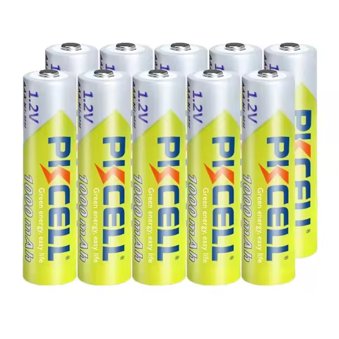 10PCS PKCELL 1.2v NI-MH AAA Battery 3A 1000MAH AAA Rechargeable Battery aaa nimh battery batteries r