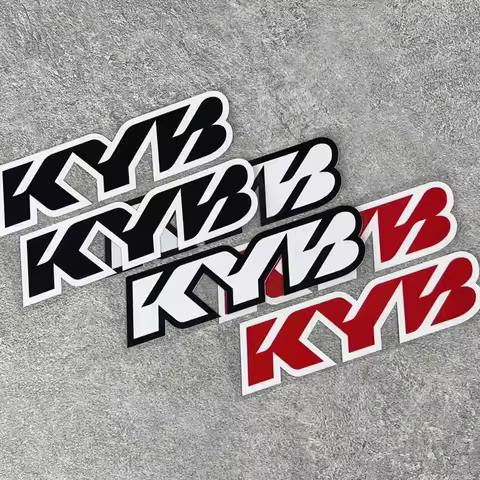 2PCS Racing Suspensions Motorcycle Stickers for Kyb Fork Suspension Vinyl Decals