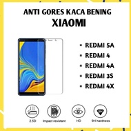 Tempered GLASS CLEAR REDMI 5A/REDMI 4/REDMI 4A/REDMI 3S/REDMI 4X