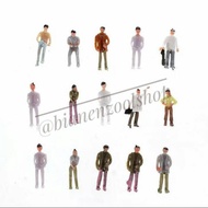 Miniature People Figure Model Diorama Train