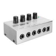 LEORY 4 Channels Line Mono Audio Mixer Mini Portable Karaoke Audio Mixer MX400 Micro Mixer Low Noise