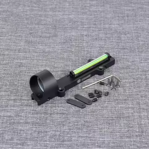 Tactical 1x28 Fiber Sight Scope RIZH-27 / MP-153 / MP-155 / MP-233 / TOZ-120 / MTs21-12 / TOZ-84 Rib