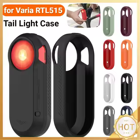 For Garmin Varia RTL515 Case Cover Tail Light Silicone Protective Cover Impact-resistant Anti-Lost C