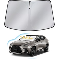 Windshield Sunshade for Lexus NX NX250 NX350 NX350h NX450h+ 2022-2024 2025, Upgraded Nano Material F