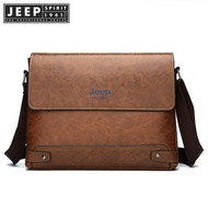 ＜905＞JEEP SPIRIT 1941กระเป๋ากระเป๋าสายไหล่เดียวของรองเท้าผู้ชายหนังแท้ ESTD กระเป๋ากระเป๋าสายไหล่เดี