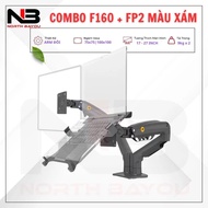 COMBO Computer Monitor Mount + Laptop Stand NB F80 + FP2 / NB F160 + FP2 / NB H180 + FP2