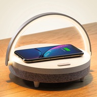 EZVALO Desk Table Lamp Phone Wireless Charging Round Night Light  Description